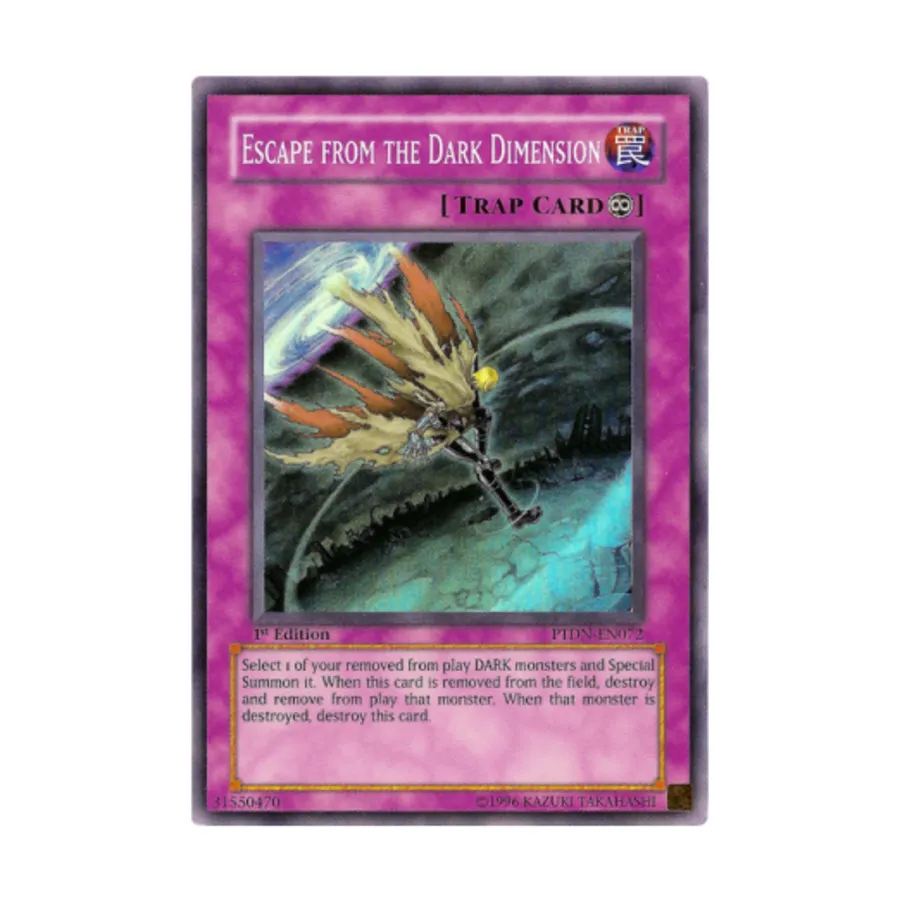 CCG Побег из темного измерения (редкий), Yu-Gi-Oh - Turbo Pack 5 - Singles
CCG Побег из темного измерения (редкий), Yu-Gi-Oh - Turbo Pack 5 - Singles