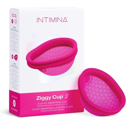 Ziggy Cup 2 ультратонкий плоский многоразовый менструальный диск размер B Intimina
Ziggy Cup 2 ультратонкий плоский многоразовый менструальный диск размер B Intimina