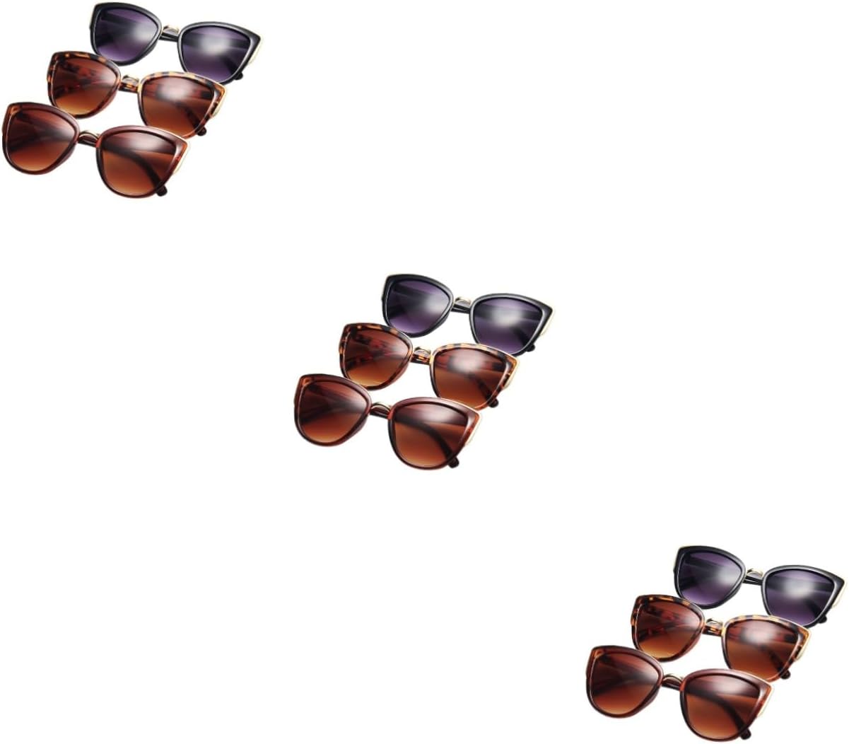 SAFIGLE 9 шт. Винтажные солнцезащитные очки «кошачий глаз» для женщин, стильная пластиковая оправа с ярким леопардовым принтом, идеально подходят для активного отдыха и повседневной носки, Assorted Colorx3pcs
SAFIGLE 9 шт. Винтажные солнцезащитные очки «кошачий глаз» для женщин, стильная пластиковая оправа с ярким леопардовым принтом, идеально подходят для активного отдыха и повседневной носки, Assorted Colorx3pcs