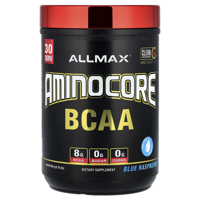 ALLMAX, аминокислоты с разветвленной цепью AMINOCORE, голубая малина, 315 г (0,69 фунта)
ALLMAX, аминокислоты с разветвленной цепью AMINOCORE, голубая малина, 315 г (0,69 фунта)