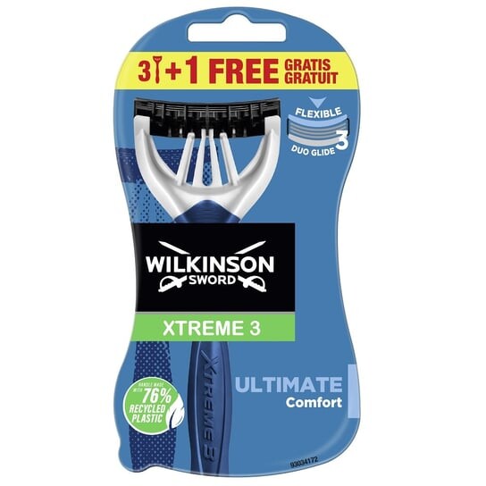 Бритва, 4 шт. Wilkinson Sword, Xtreme 3 Ultimate Plus
Бритва, 4 шт. Wilkinson Sword, Xtreme 3 Ultimate Plus