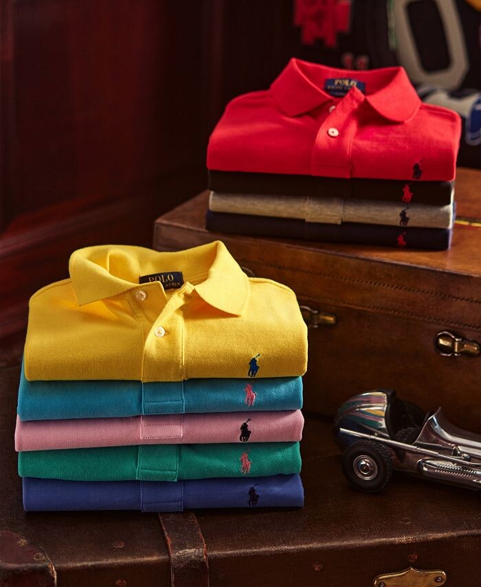 Рубашка-поло из хлопковой сетки для новорожденных, маленьких и больших мальчиков Polo Ralph Lauren, синий
Рубашка-поло из хлопковой сетки для новорожденных, маленьких и больших мальчиков Polo Ralph Lauren, синий