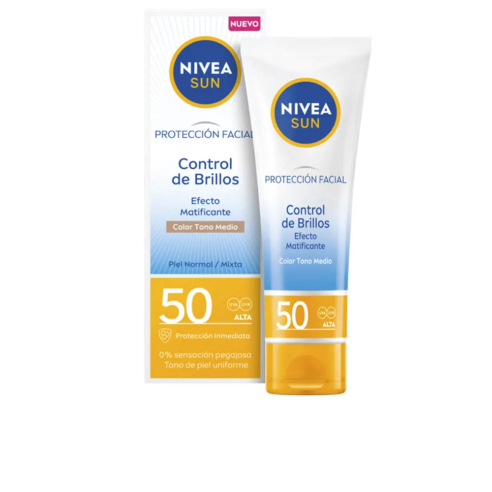 Солнцезащитный крем Sun Control Brillos Facial Matificante Medio Spf50 Nivea, 40 мл
Солнцезащитный крем Sun Control Brillos Facial Matificante Medio Spf50 Nivea, 40 мл