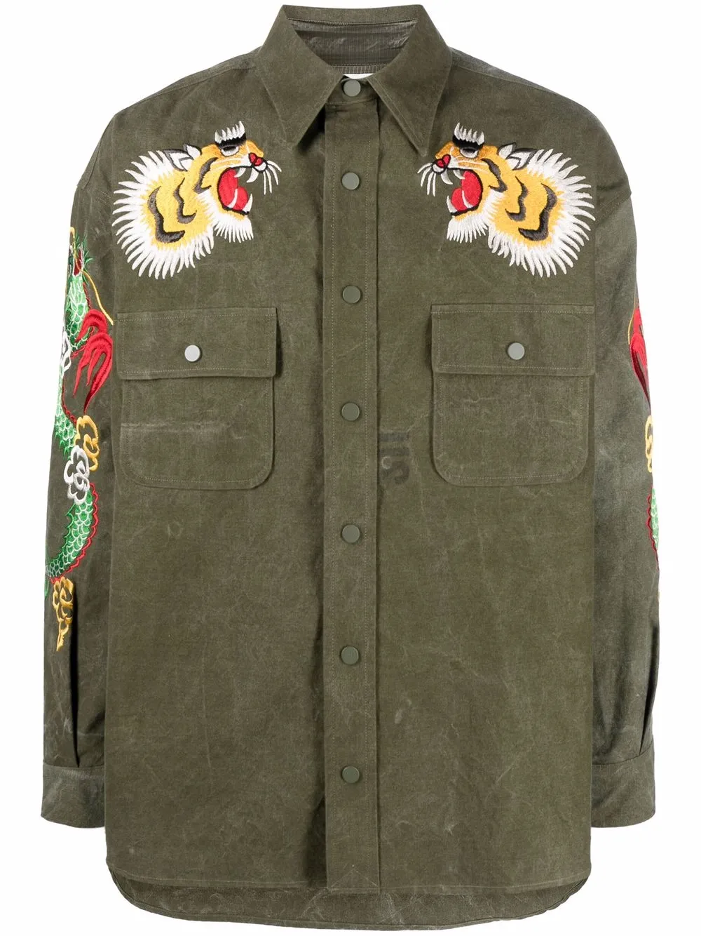 Рубашка Ska с вышивкой Readymade, зеленый
Рубашка Ska с вышивкой Readymade, зеленый