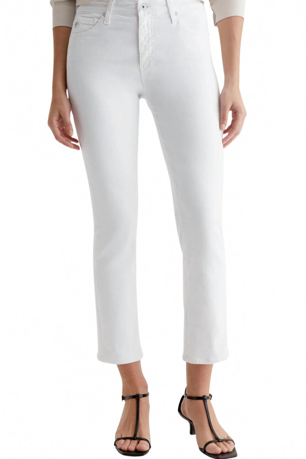 Мари Кроп джинсы мид-райз прямые узкие в белом галере AG Jeans
Мари Кроп джинсы мид-райз прямые узкие в белом галере AG Jeans