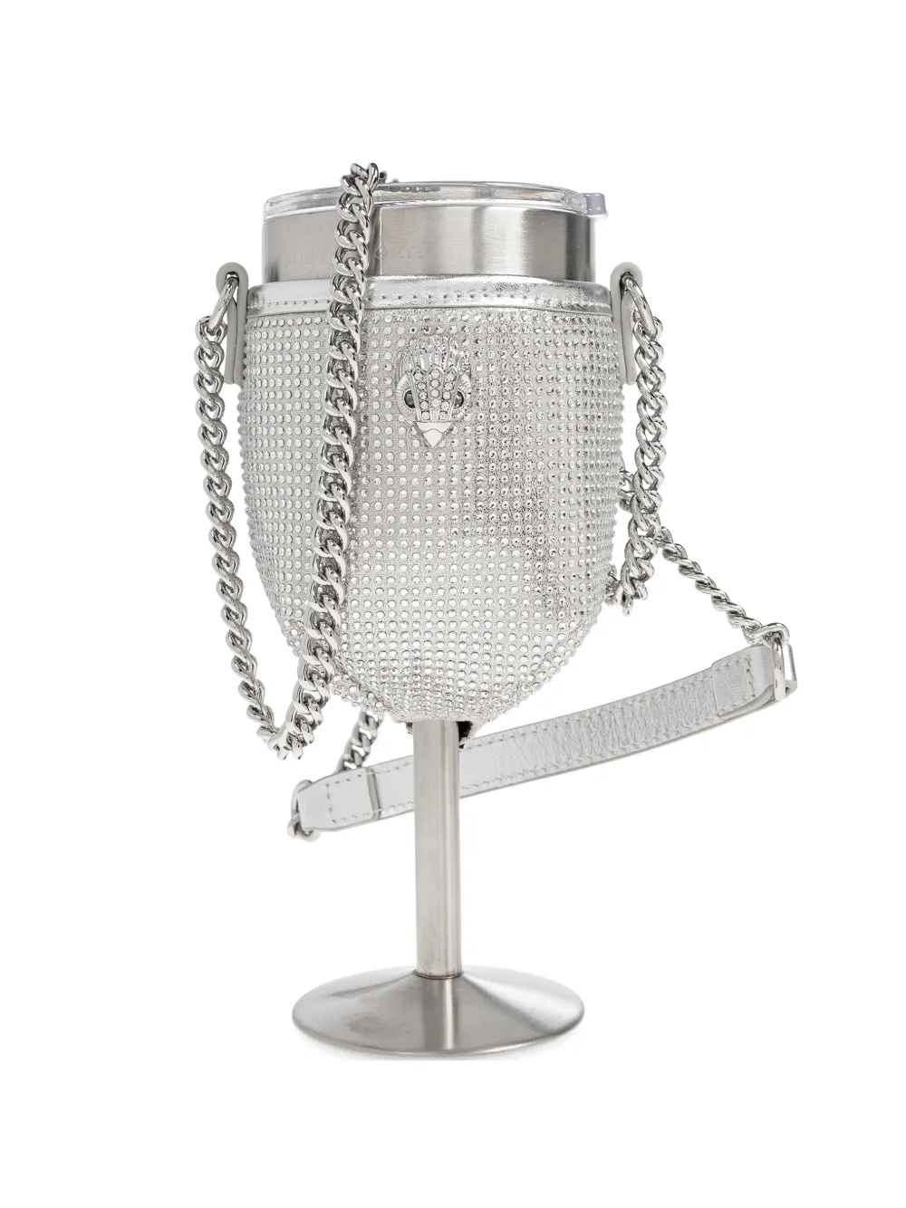 Сумка через плечо Kensington в форме бокала для вина Kurt Geiger London, серебряный
Сумка через плечо Kensington в форме бокала для вина Kurt Geiger London, серебряный