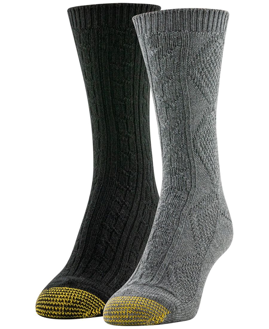 Женские носки Diamond Cable Crew Socks (2 шт в упаковке) Gold Toe, Assorted. 8
Женские носки Diamond Cable Crew Socks (2 шт в упаковке) Gold Toe, Assorted. 8
