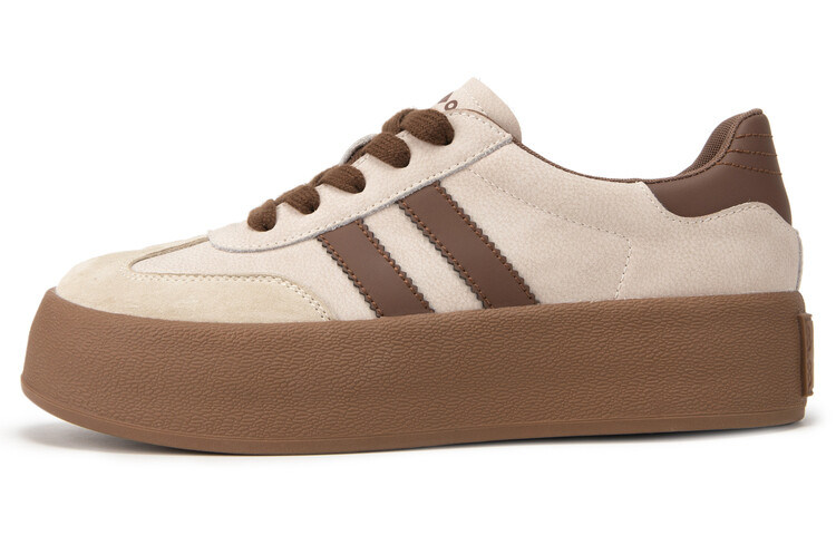 Кроссовки C°BANNER Skateboarding Shoes Women's Low-top Beige/Brown, коричневый
Кроссовки C°BANNER Skateboarding Shoes Women's Low-top Beige/Brown, коричневый