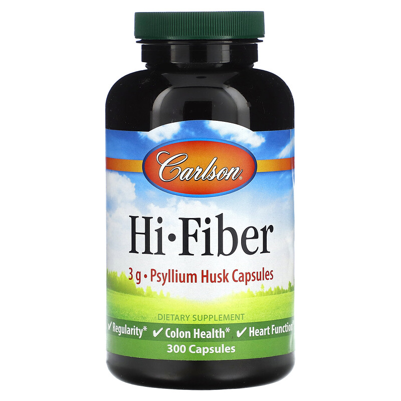 Carlson, Hi-Fiber, 300 капсул
Carlson, Hi-Fiber, 300 капсул