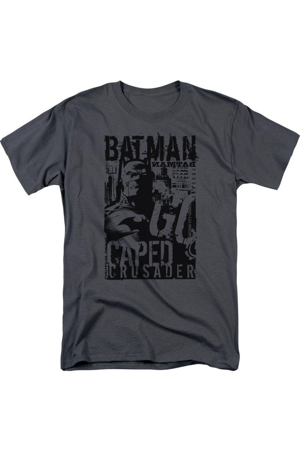 Футболка с коротким рукавом для взрослых Batman Caped Crusader Gildan, цвет charcoal
Футболка с коротким рукавом для взрослых Batman Caped Crusader Gildan, цвет charcoal