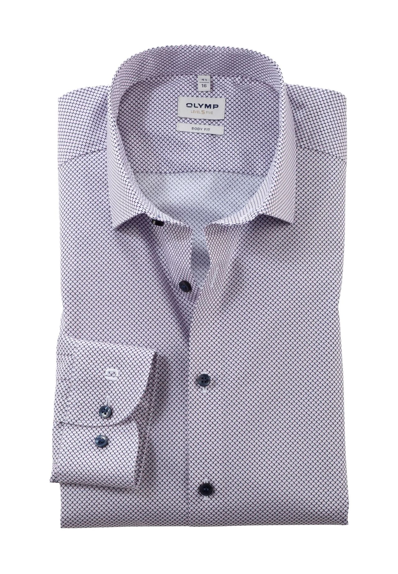 Мужская деловая рубашка с длинным рукавом и кентовым воротником Level Five Body Fit OLYMP, цвет 31 Hellrose
Мужская деловая рубашка с длинным рукавом и кентовым воротником Level Five Body Fit OLYMP, цвет 31 Hellrose