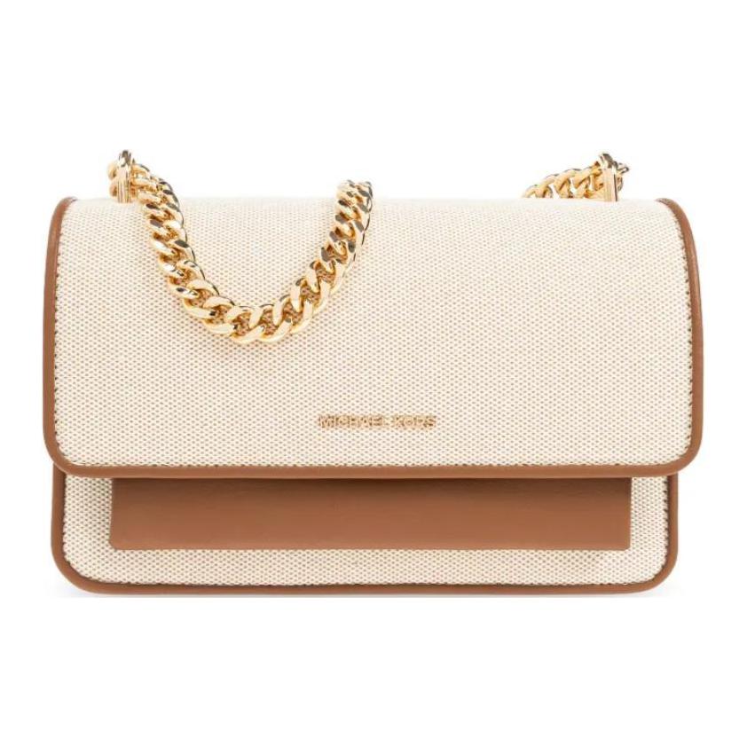 MICHAEL KORS Хлопковая сумка через плечо женская бежево-коричневая
MICHAEL KORS Хлопковая сумка через плечо женская бежево-коричневая