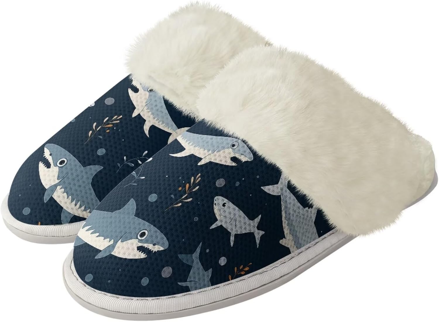 Женские пушистые тапочки уютные теплые тапочки на зиму, домашние слипоны с мягкой подошвой, унисекс, удобные плюшевые с закрытым носком для дома, спа и ванной Watdotory, Cute Shark
Женские пушистые тапочки уютные теплые тапочки на зиму, домашние слипоны с мягкой подошвой, унисекс, удобные плюшевые с закрытым носком для дома, спа и ванной Watdotory, Cute Shark
