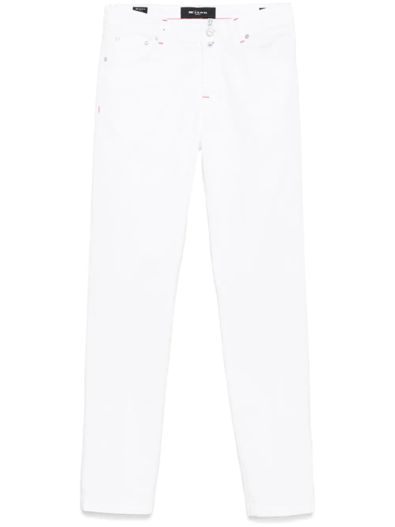 Брюки из хлопка Kiton, белый 
Брюки из хлопка Kiton, белый