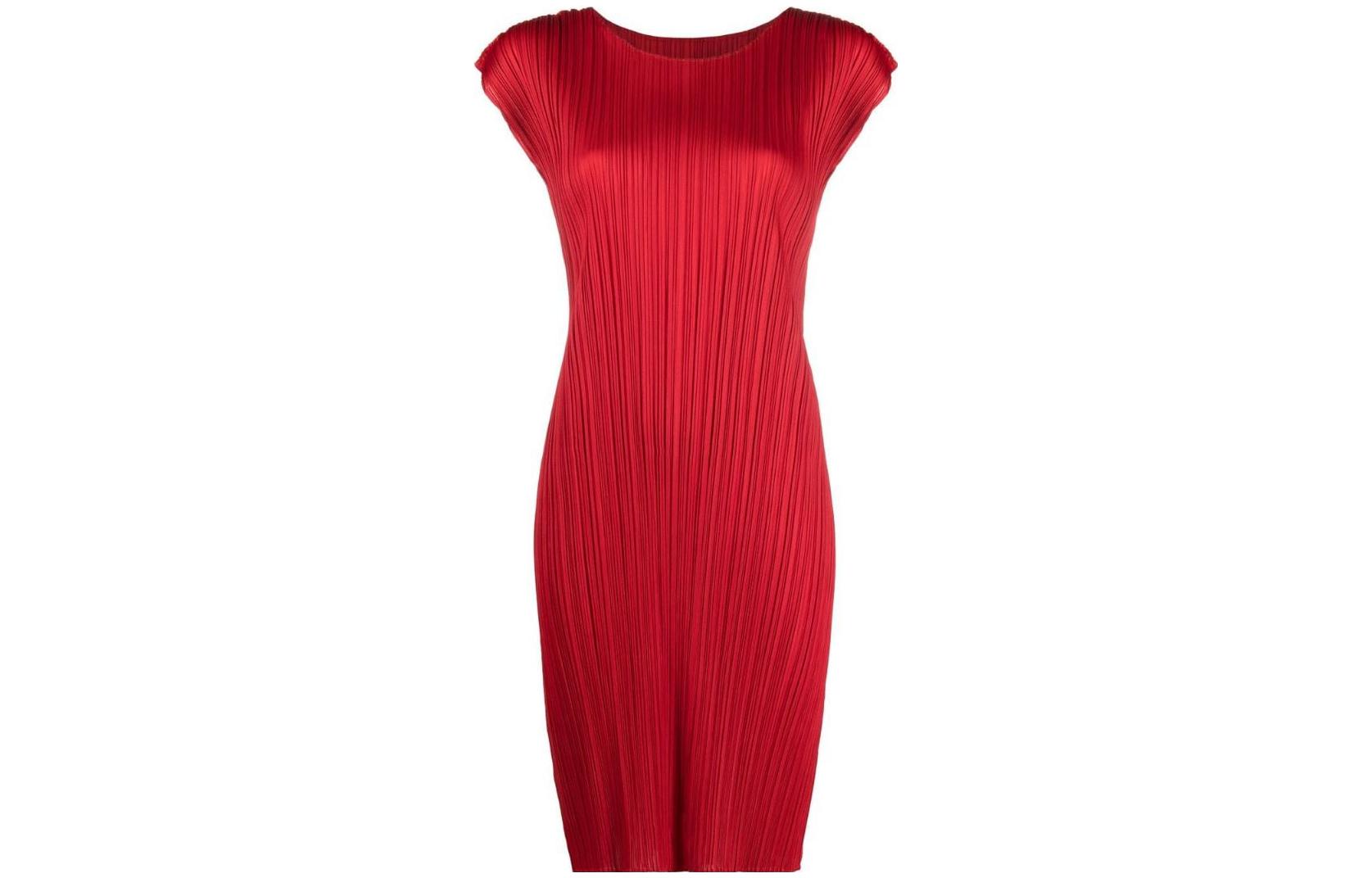 Платье миди с эффектом плиссе PLEATS PLEASE ISSEY MIYAKE, красный
Платье миди с эффектом плиссе PLEATS PLEASE ISSEY MIYAKE, красный