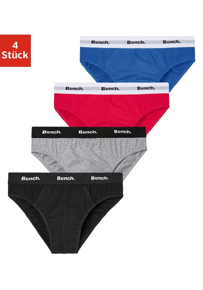 Bench Трусы (4 шт.) с контрастными ткаными манжетами, цвет Blau, Grau-Meliert, Rot, Schwarz
Bench Трусы (4 шт.) с контрастными ткаными манжетами, цвет Blau, Grau-Meliert, Rot, Schwarz