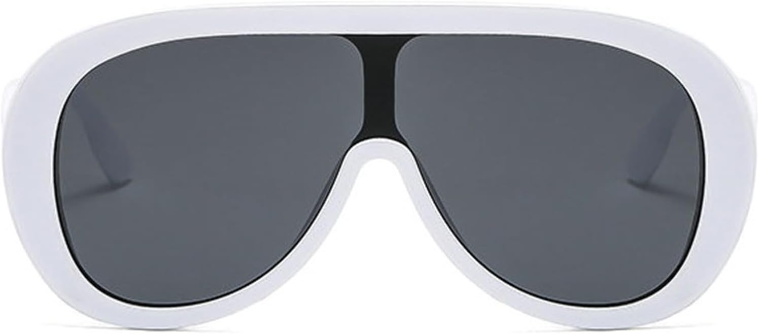 Willochra — большие солнцезащитные очки-пилот для женщин, модные очки в крупной оправе, цельные солнцезащитные очки-маска, стильные очки в металлической оправе овальной формы, White
Willochra — большие солнцезащитные очки-пилот для женщин, модные очки в крупной оправе, цельные солнцезащитные очки-маска, стильные очки в металлической оправе овальной формы, White