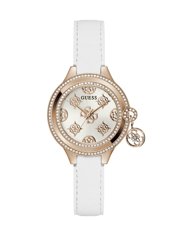 Guess Кварцевые часы GW0684L4 в корпусе из розового золота
Guess Кварцевые часы GW0684L4 в корпусе из розового золота