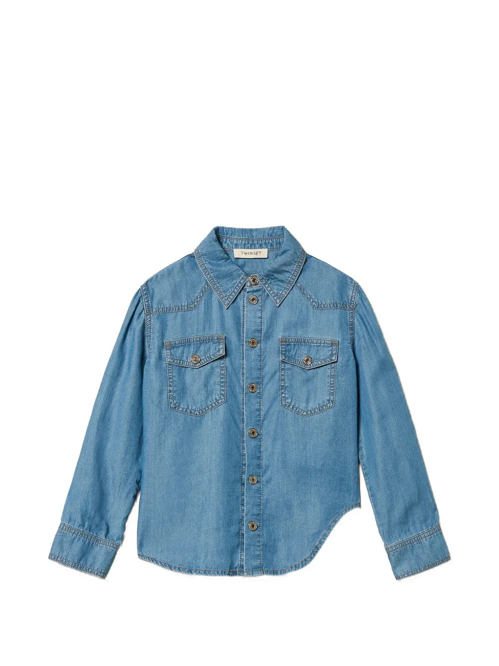 Рубашка из шамбре Twinset Kids, синий
Рубашка из шамбре Twinset Kids, синий