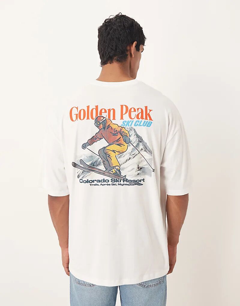 Футболка свободного кроя ASOS DESIGN с принтом в виде лыжных видов спорта белого цвета
Футболка свободного кроя ASOS DESIGN с принтом в виде лыжных видов спорта белого цвета