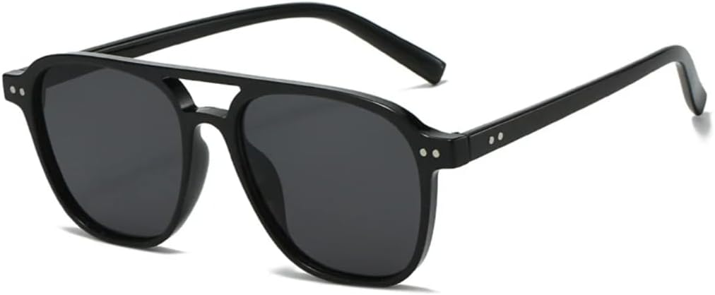 Солнцезащитные очки для мужчин и женщин - защита UV400 - заклепки, двойная перемычка, желто-зеленый цвет, для занятий спортом на открытом воздухе и вождения DSVIGF, Black Grey
Солнцезащитные очки для мужчин и женщин - защита UV400 - заклепки, двойная перемычка, желто-зеленый цвет, для занятий спортом на открытом воздухе и вождения DSVIGF, Black Grey