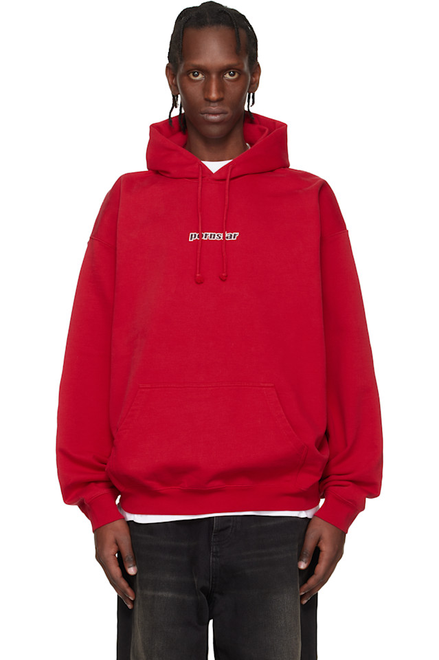 Толстовка с надписью «Порнозвезда» Vetements, красный
Толстовка с надписью «Порнозвезда» Vetements, красный