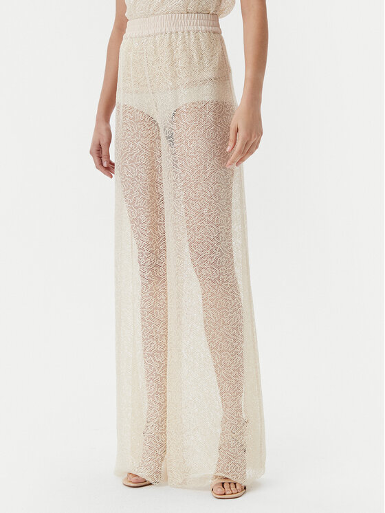 Брюки палаццо стандартного кроя 105009 A2EX Pinko, бежевый
Брюки палаццо стандартного кроя 105009 A2EX Pinko, бежевый