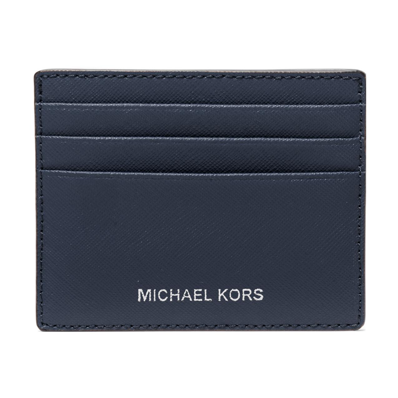 MICHAEL KORS Кожаный картхолдер с логотипом, Marine Blue
MICHAEL KORS Кожаный картхолдер с логотипом, Marine Blue