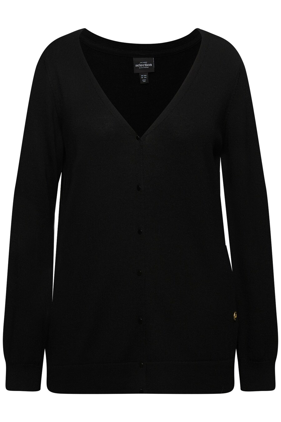 Вязаный кардиган Ulla Popken Knit Cardigan, черный
Вязаный кардиган Ulla Popken Knit Cardigan, черный