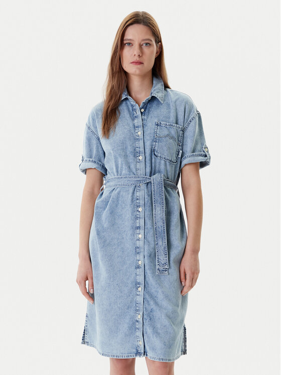 Джинсовое платье стандартный крой Camilla 1016564 Mustang, синий
Джинсовое платье стандартный крой Camilla 1016564 Mustang, синий