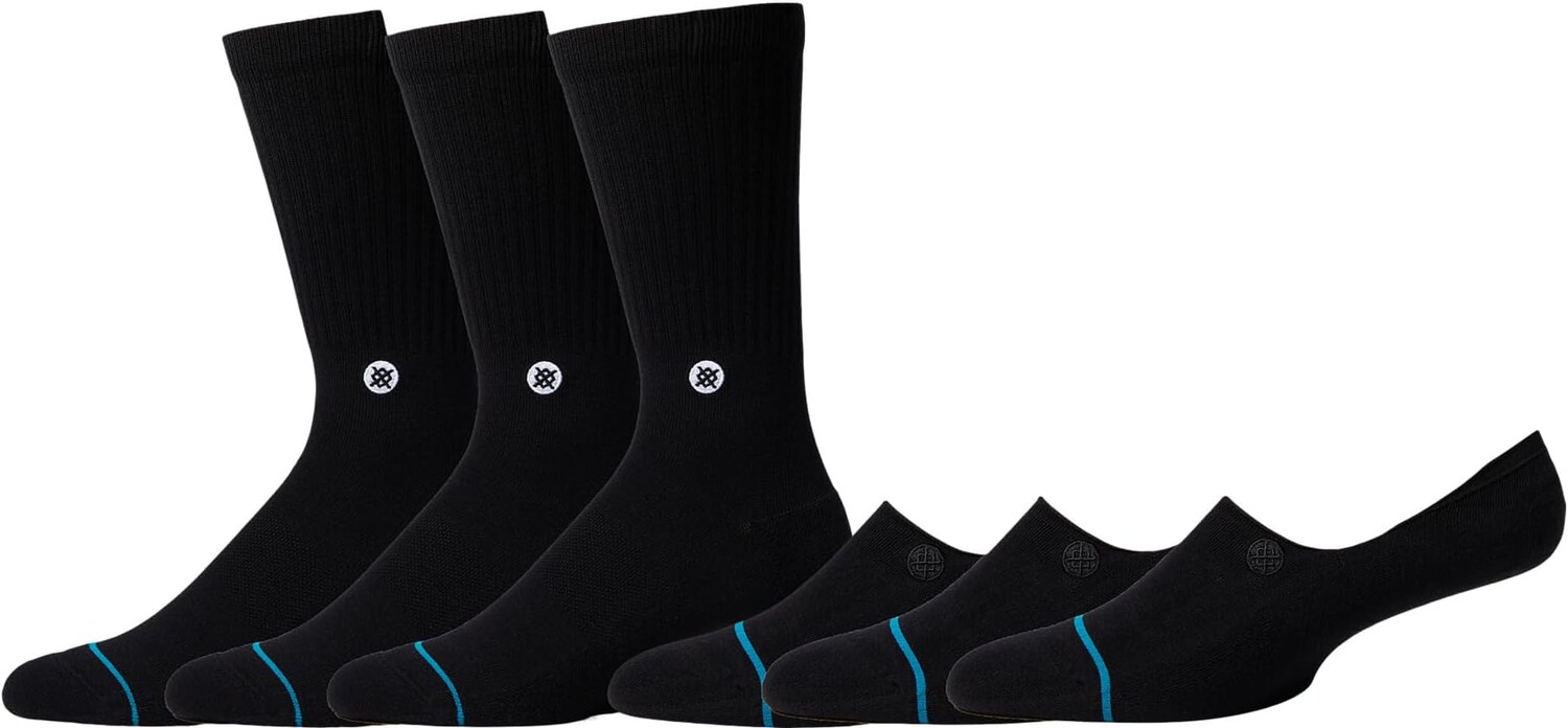 Набор Icon Mixed, 6 шт. Stance, черный
Набор Icon Mixed, 6 шт. Stance, черный