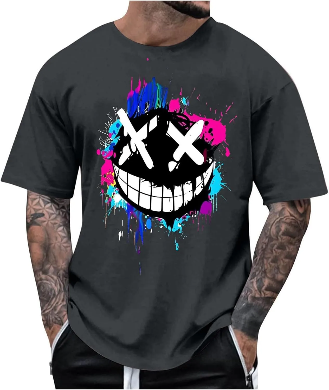 Футболка с принтом X-Eyed Evil Smiling Face, уличный стиль Uillui
Футболка с принтом X-Eyed Evil Smiling Face, уличный стиль Uillui