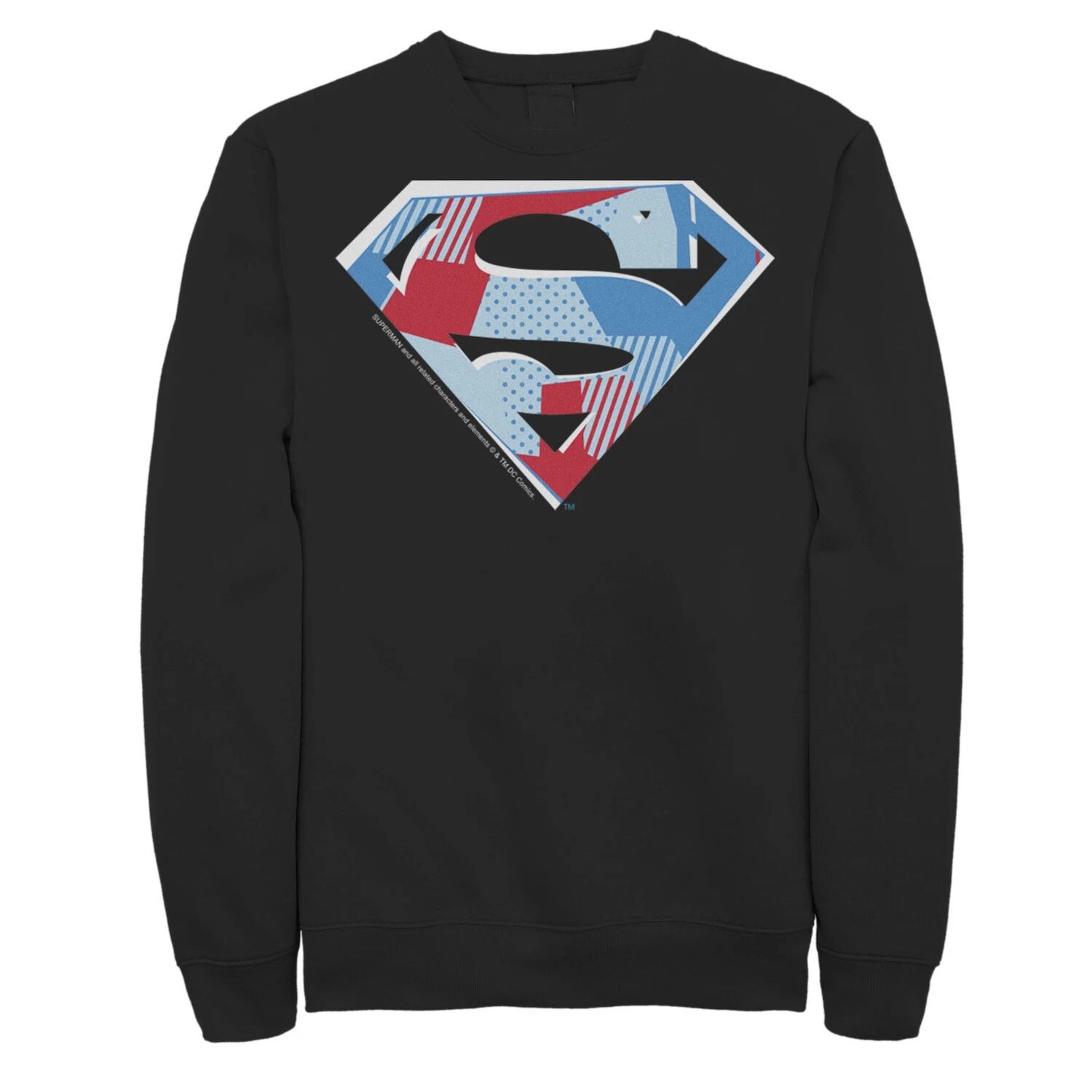 Мужской флисовый свитер с логотипом DC Comics Superman и вырезом на груди Licensed Character, черный
Мужской флисовый свитер с логотипом DC Comics Superman и вырезом на груди Licensed Character, черный