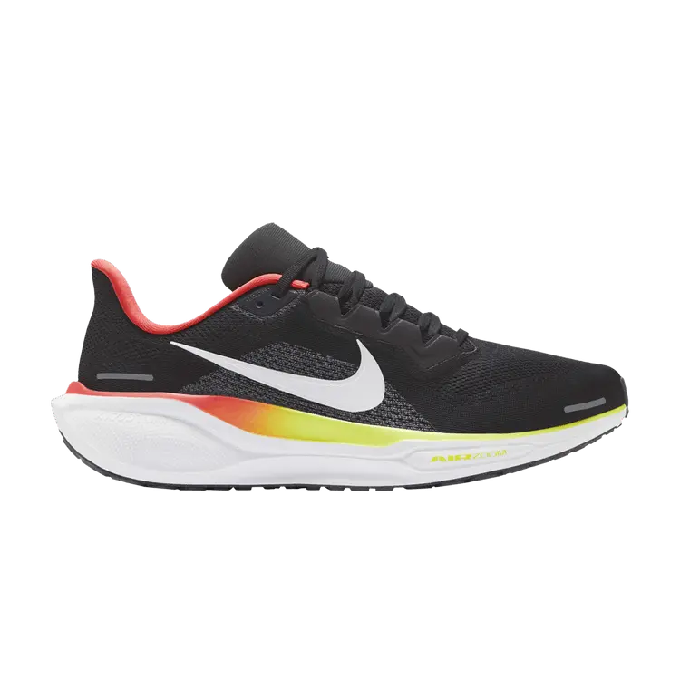 Кроссовки Nike Air Zoom Pegasus 41 'Black Crimson Yellow', черный 
Кроссовки Nike Air Zoom Pegasus 41 'Black Crimson Yellow', черный