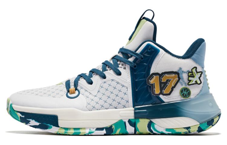 QIAODAN Баскетбольные кроссовки Battle Blade 5TEAM с противоскользящим износостойким верхом мужские бело-голубые
QIAODAN Баскетбольные кроссовки Battle Blade 5TEAM с противоскользящим износостойким верхом мужские бело-голубые