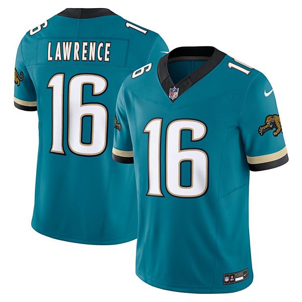 Мужская футболка Trevor Lawrence Teal Jacksonville Jaguars Prowler Throwback Vapor FUSE Limited Nike
Мужская футболка Trevor Lawrence Teal Jacksonville Jaguars Prowler Throwback Vapor FUSE Limited Nike