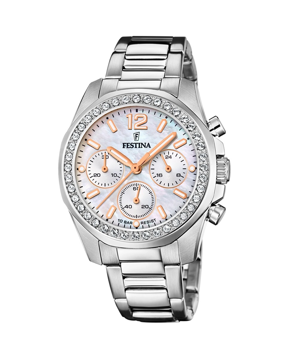 Женские часы F20606/1 из стали Festina, серебро
Женские часы F20606/1 из стали Festina, серебро