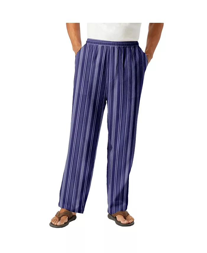 Широкие брюки из хлопкового газу с эластичной резинкой на талии Big & Tall KingSize, синий
Широкие брюки из хлопкового газу с эластичной резинкой на талии Big & Tall KingSize, синий