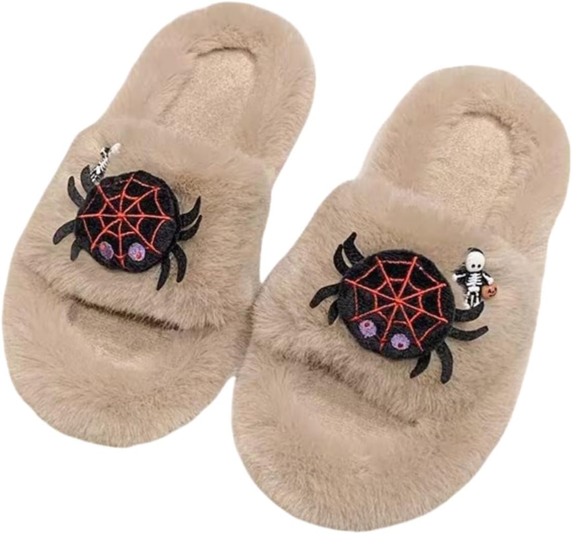 Тапочки на Хэллоуин в виде пауков для женщин и мужчин, жуткие, в стиле ужасов, теплые, мягкие, нескользящие, для дома и улицы, с мультяшным рисунком, осенние Elirar, красный
Тапочки на Хэллоуин в виде пауков для женщин и мужчин, жуткие, в стиле ужасов, теплые, мягкие, нескользящие, для дома и улицы, с мультяшным рисунком, осенние Elirar, красный