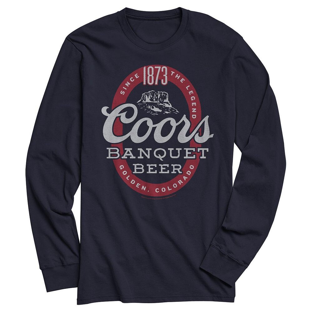 Мужская футболка с рисунком Coors Banquet Beer Licensed Character, темно-синий
Мужская футболка с рисунком Coors Banquet Beer Licensed Character, темно-синий