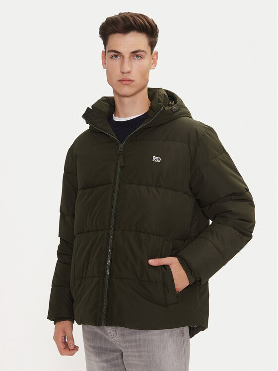 Пуховик стандартного кроя Lee, зеленый
Пуховик стандартного кроя Lee, зеленый