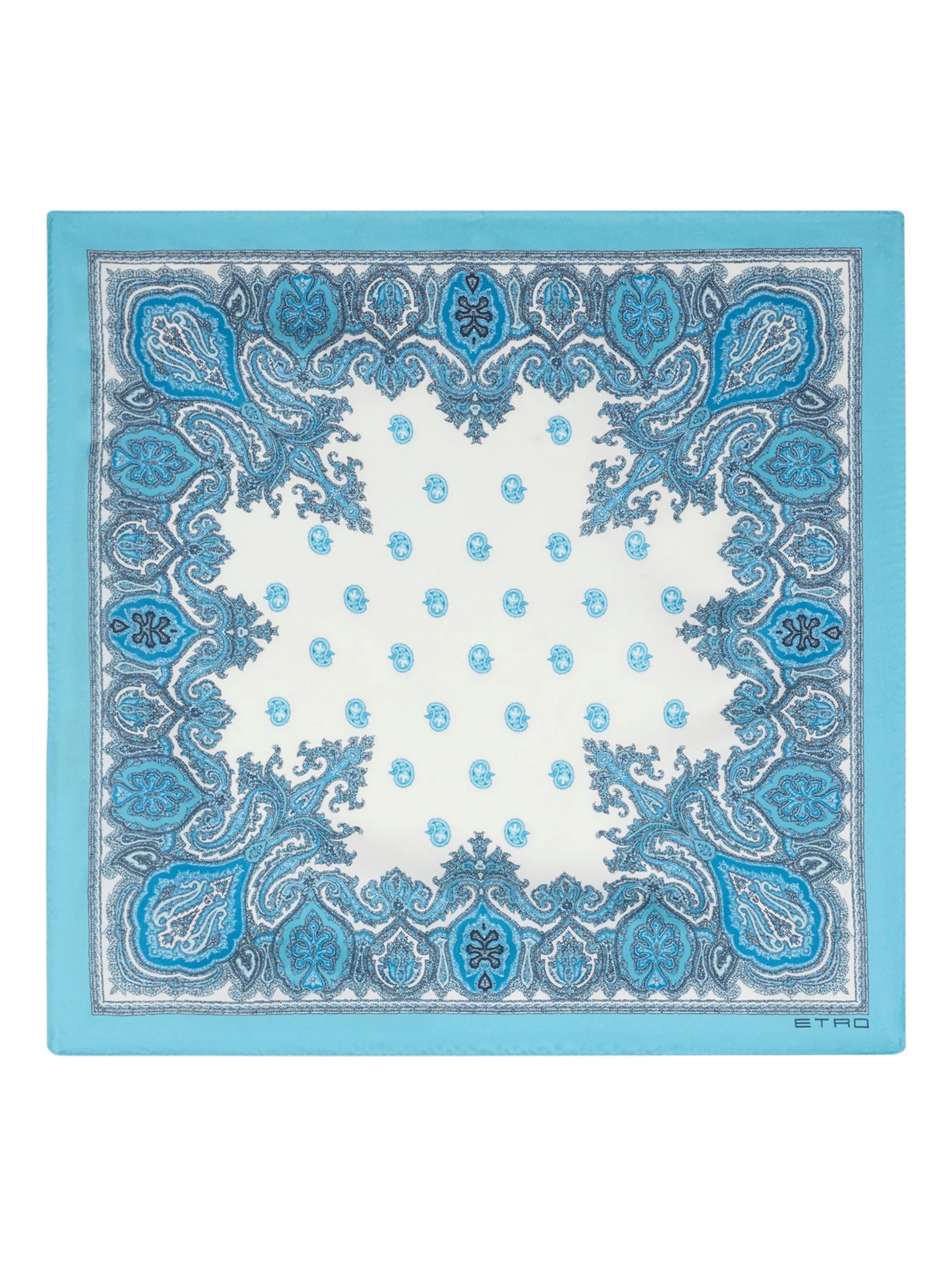 Шелковый платок с принтом пейсли Etro, синий
Шелковый платок с принтом пейсли Etro, синий