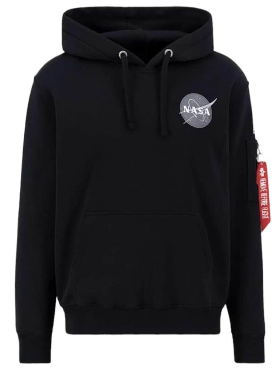 Толстовка ALPHA INDUSTRIES Space Shuttle, черный
Толстовка ALPHA INDUSTRIES Space Shuttle, черный