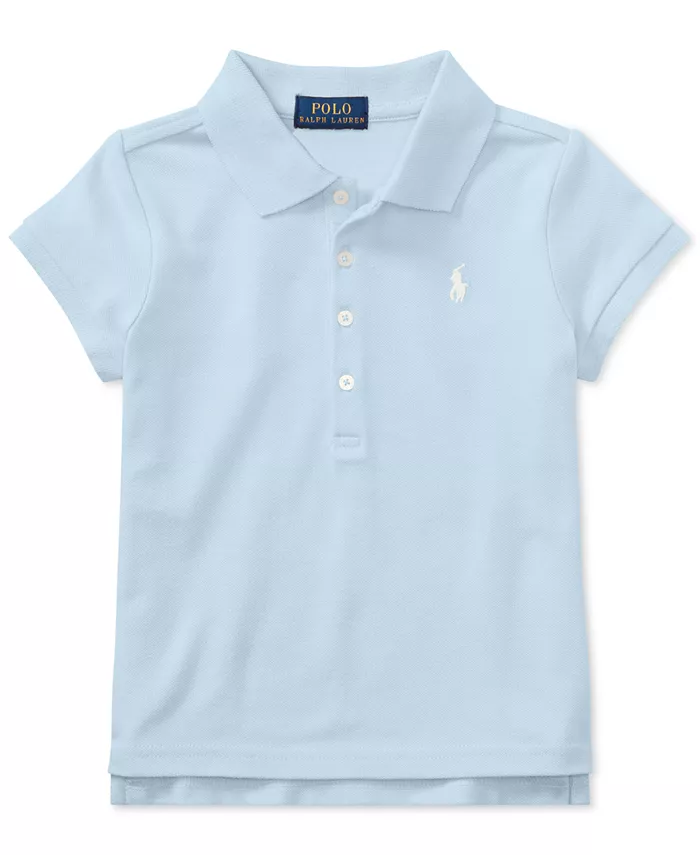 Детская короткая футболка-поло из стрейч-хлопкового сетчатого материала для девочек размеров 2T-6X Polo Ralph Lauren, синий
Детская короткая футболка-поло из стрейч-хлопкового сетчатого материала для девочек размеров 2T-6X Polo Ralph Lauren, синий