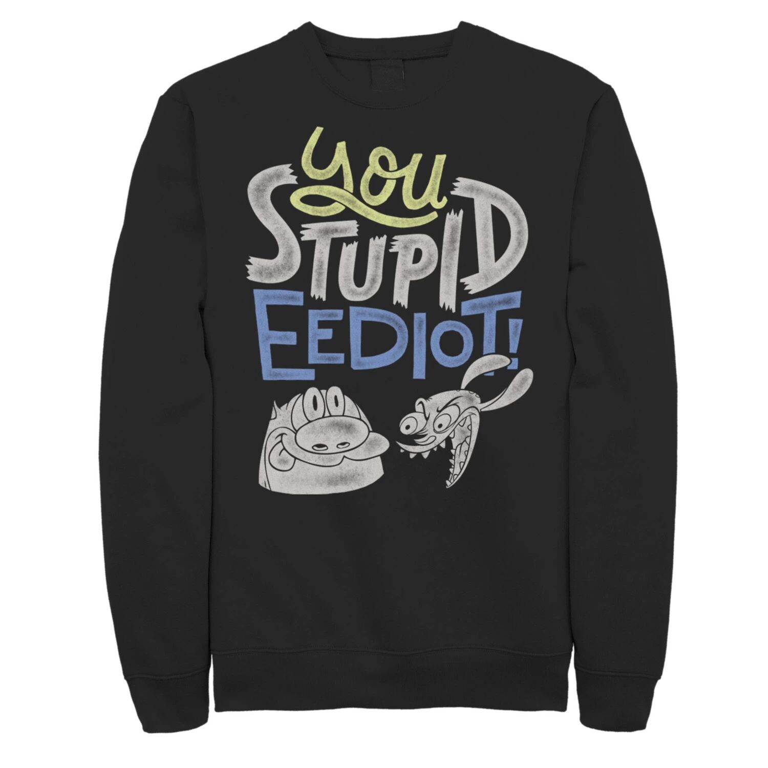 Мужские флисовые вещи с потертостями и печатью Ren & Stimpy You Stupid Eediot Licensed Character
Мужские флисовые вещи с потертостями и печатью Ren & Stimpy You Stupid Eediot Licensed Character