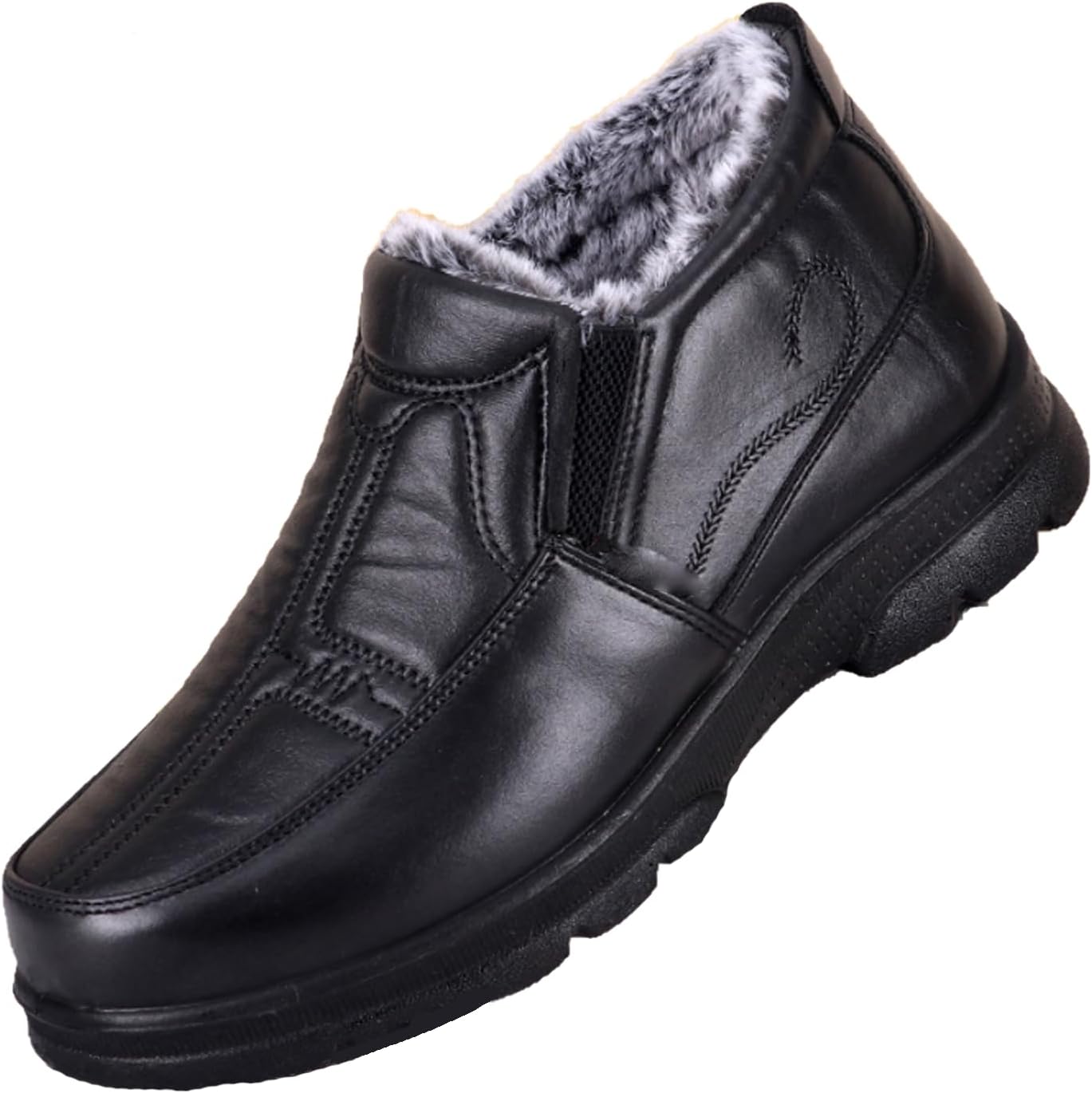 Мужские теплые зимние ботинки слипоны, ботинки до щиколотки с боковой молнией, водонепроницаемые, противоскользящие, с меховой подкладкой, из искусственной кожи, снежные лоферы Generic, черный
Мужские теплые зимние ботинки слипоны, ботинки до щиколотки с боковой молнией, водонепроницаемые, противоскользящие, с меховой подкладкой, из искусственной кожи, снежные лоферы Generic, черный