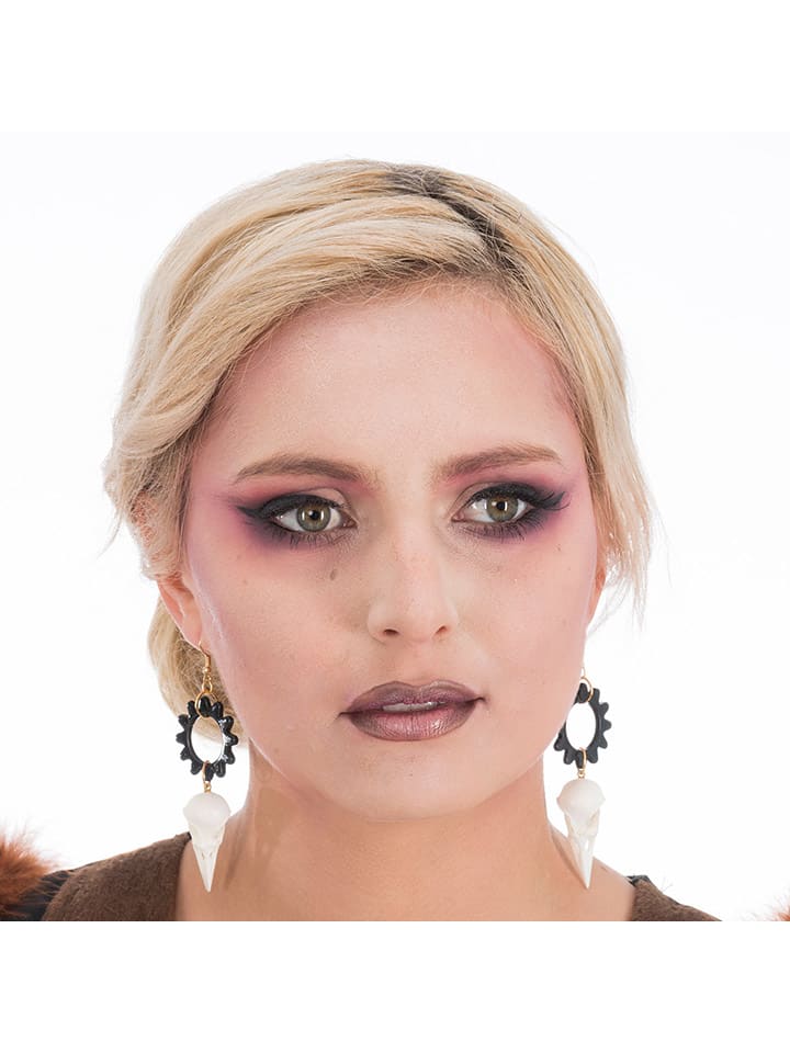 CHAKS Серьги «Голова ворона» в черно-белом цвете
CHAKS Серьги «Голова ворона» в черно-белом цвете