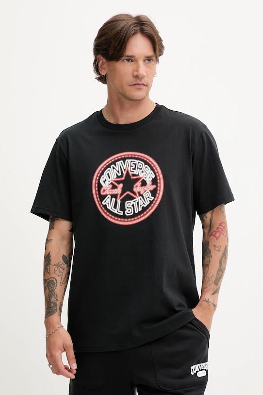 Хлопковая футболка Converse, черный
Хлопковая футболка Converse, черный