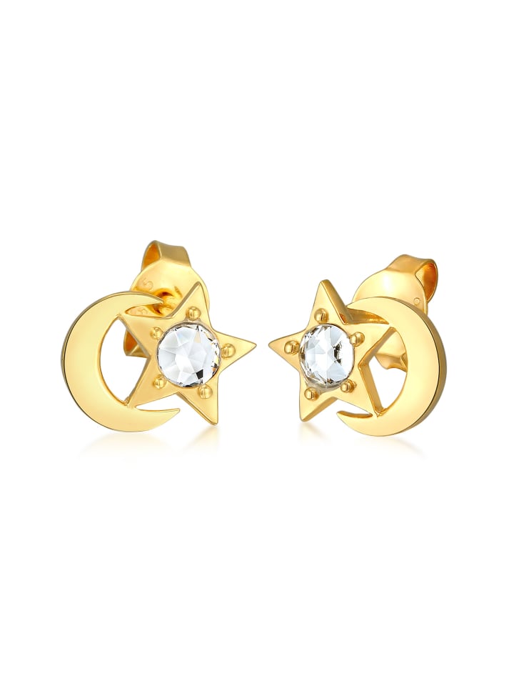 Elli Серьги из серебра 925 пробы с астронавтическим узором, изображением полумесяца, звезд и звезды в золоте
Elli Серьги из серебра 925 пробы с астронавтическим узором, изображением полумесяца, звезд и звезды в золоте