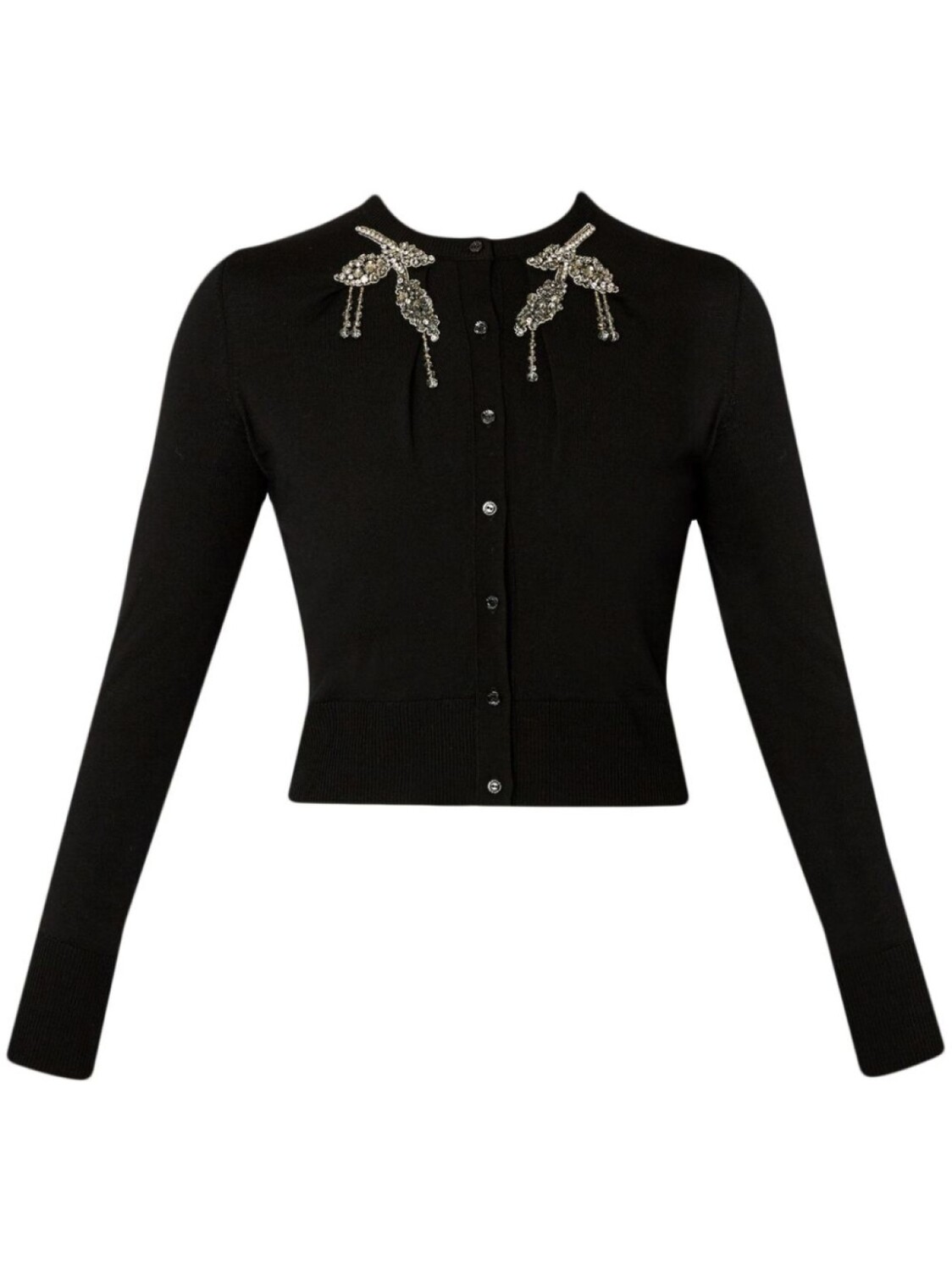 Укороченный кардиган ERDEM, черный
Укороченный кардиган ERDEM, черный